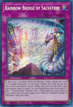 Rainbow Bridge of Salvation (MP22-EN270) - 2022 Tin of the Pharaoh's Gods 1st Edition - Premium Yugioh Single from Konami - Just $0.70! Shop now at Game Crave Tournament Store