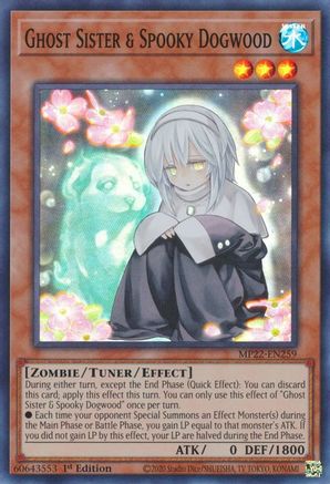 Ghost Sister & Spooky Dogwood (MP22-EN259) - 2022 Tin of the Pharaoh's Gods 1st Edition - Premium Yugioh Single from Konami - Just $0.26! Shop now at Game Crave Tournament Store