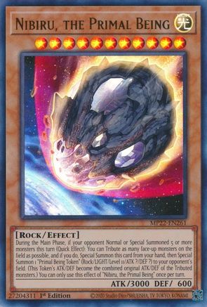 Nibiru, the Primal Being (MP22-EN261) - 2022 Tin of the Pharaoh's Gods 1st Edition - Premium Yugioh Single from Konami - Just $0.32! Shop now at Game Crave Tournament Store