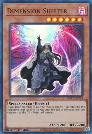 Dimension Shifter (MP22-EN263) - 2022 Tin of the Pharaoh's Gods 1st Edition - Premium Yugioh Single from Konami - Just $0.08! Shop now at Game Crave Tournament Store