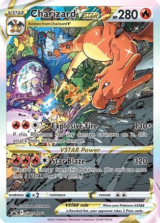 Charizard VSTAR SWSH262/307 - SWSH Black Star Promos Holofoil - Premium Pokemon Single from Nintendo - Just $18.98! Shop now at Game Crave Tournament Store