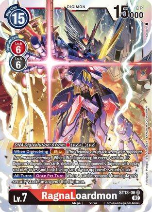 RagnaLoardmon (ST13-06) - Starter Deck 13: Ragnaloardmon Foil - Premium Digimon Single from Bandai - Just $0.18! Shop now at Game Crave Tournament Store