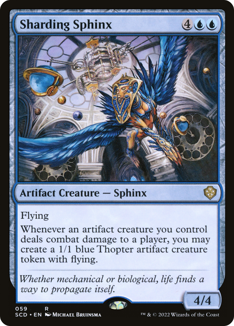 Sharding Sphinx (SCD-059) - Starter Commander Decks - Premium MTG Single from Wizards of the Coast - Just $0.25! Shop now at Game Crave Tournament Store