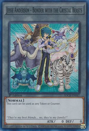 Jesse Anderson - Bonder with the Crystal Beasts (SDCB-EN047) - Structure Deck: Legend of the Crystal Beasts 1st Edition - Premium Yugioh Single from Konami - Just $0.25! Shop now at Game Crave Tournament Store