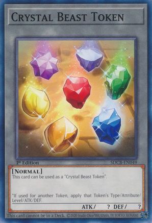 Crystal Beast Token (SDCB-EN049) - Structure Deck: Legend of the Crystal Beasts 1st Edition - Premium Yugioh Single from Konami - Just $0.25! Shop now at Game Crave Tournament Store