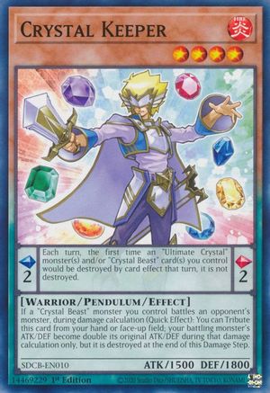 Crystal Keeper (SDCB-EN010) - Structure Deck: Legend of the Crystal Beasts 1st Edition - Premium Yugioh Single from Konami - Just $0.08! Shop now at Game Crave Tournament Store