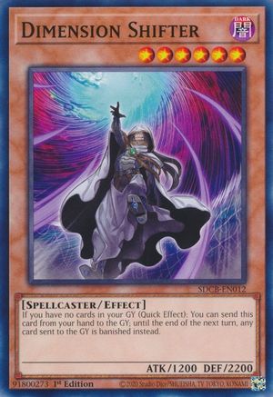 Dimension Shifter (SDCB-EN012) - Structure Deck: Legend of the Crystal Beasts 1st Edition - Premium Yugioh Single from Konami - Just $0.26! Shop now at Game Crave Tournament Store