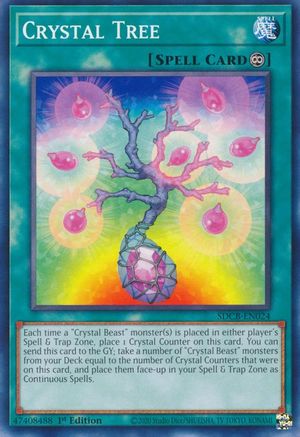 Crystal Tree (SDCB-EN024) - Structure Deck: Legend of the Crystal Beasts 1st Edition - Premium Yugioh Single from Konami - Just $0.08! Shop now at Game Crave Tournament Store