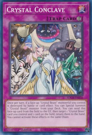 Crystal Conclave (SDCB-EN036) - Structure Deck: Legend of the Crystal Beasts 1st Edition - Premium Yugioh Single from Konami - Just $0.25! Shop now at Game Crave Tournament Store
