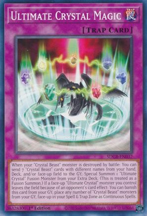 Ultimate Crystal Magic (SDCB-EN037) - Structure Deck: Legend of the Crystal Beasts 1st Edition - Premium Yugioh Single from Konami - Just $0.25! Shop now at Game Crave Tournament Store