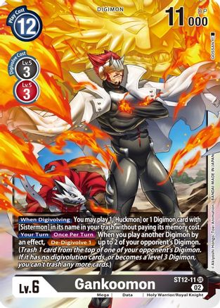Gankoomon (ST12-11) - Starter Deck 12: Jesmon Foil - Premium Digimon Single from Bandai - Just $0.08! Shop now at Game Crave Tournament Store