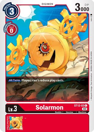 Solarmon (ST12-03) - Starter Deck 12: Jesmon - Premium Digimon Single from Bandai - Just $0.08! Shop now at Game Crave Tournament Store