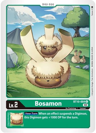 Bosamon (BT10-004) - Xros Encounter - Premium Digimon Single from Bandai - Just $0.25! Shop now at Game Crave Tournament Store