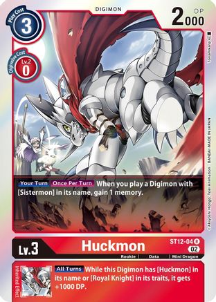 Huckmon (ST12-04) - Starter Deck 12: Jesmon Foil - Premium Digimon Single from Bandai - Just $0.08! Shop now at Game Crave Tournament Store