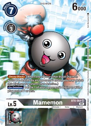 Mamemon (25th Special Memorial Pack) (BT6-064) - Double Diamond Foil - Premium Digimon Single from Bandai - Just $0.09! Shop now at Game Crave Tournament Store