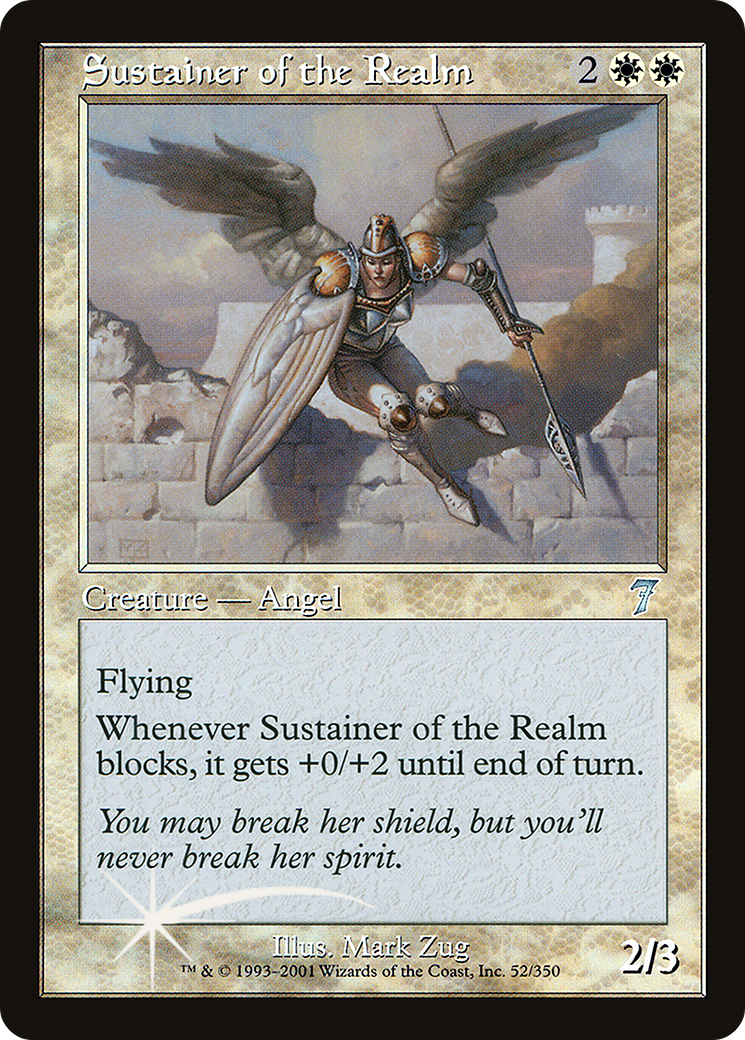 Sustainer of the Realm (7ED-52★) - Seventh Edition Foil - Premium MTG Single from Wizards of the Coast - Just $1.20! Shop now at Game Crave Tournament Store