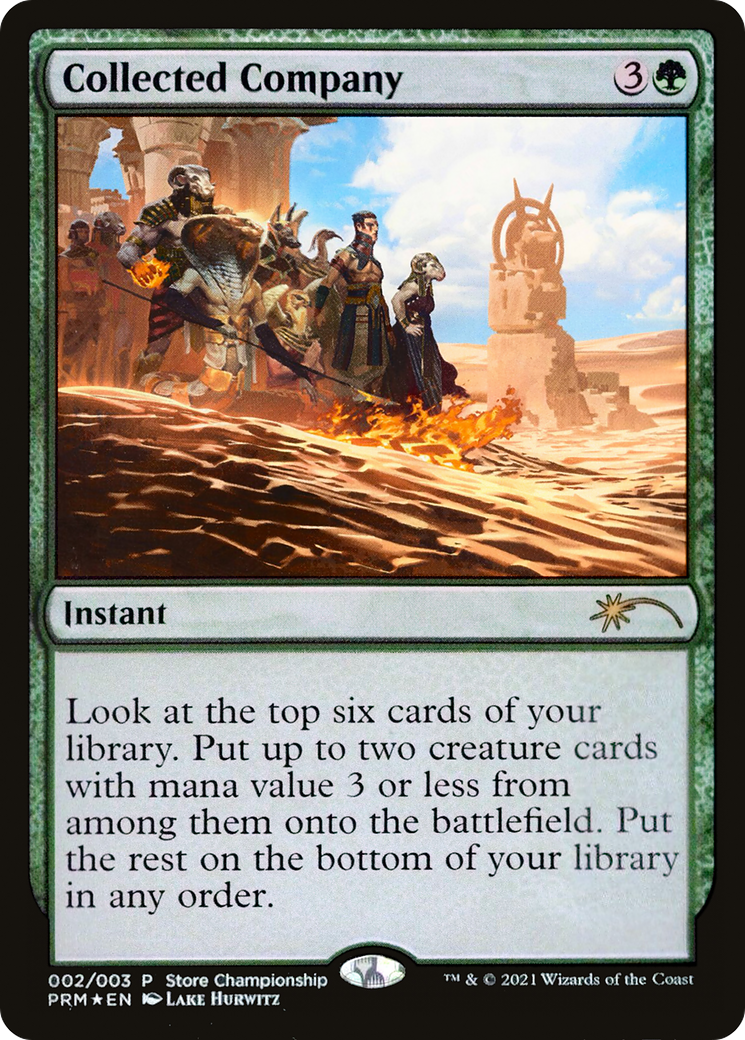 Collected Company (PWP21-002) - Wizards Play Network 2021 Foil - Premium MTG Single from Wizards of the Coast - Just $0! Shop now at Game Crave Tournament Store