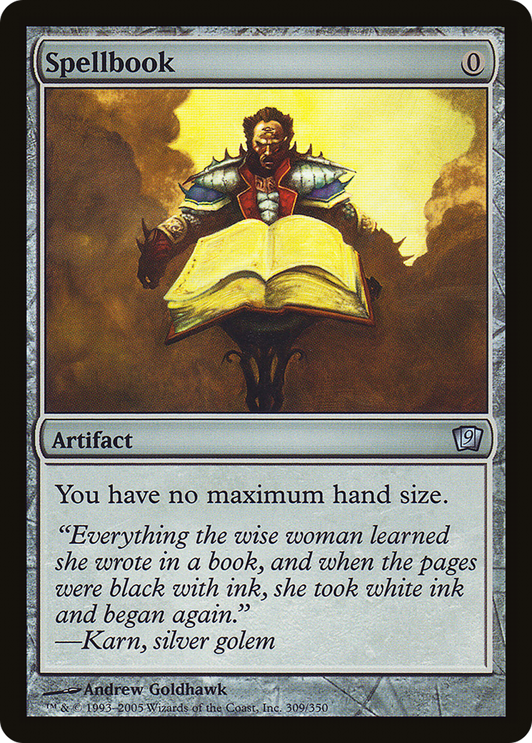 Spellbook (9ED-309★) - Ninth Edition Foil - Premium MTG Single from Wizards of the Coast - Just $2.64! Shop now at Game Crave Tournament Store