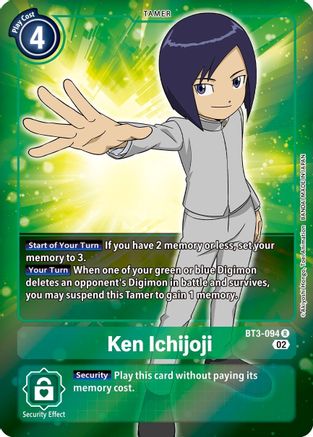 Ken Ichijoji (Alternate Art) (BT3-094) - Starter Deck 13: Ragnaloardmon Foil - Premium Digimon Single from Bandai - Just $0.08! Shop now at Game Crave Tournament Store
