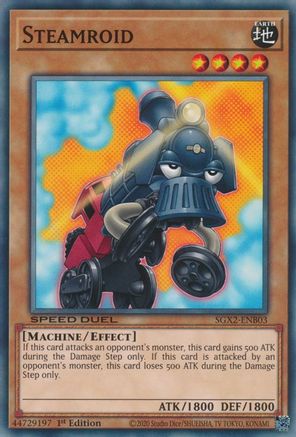 Steamroid (SGX2-ENB03) - Speed Duel GX: Midterm Paradox 1st Edition - Premium Yugioh Single from Konami - Just $0.25! Shop now at Game Crave Tournament Store