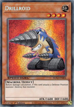 Drillroid (Secret Rare) (SGX2-ENB04) - Speed Duel GX: Midterm Paradox 1st Edition - Premium Yugioh Single from Konami - Just $0.26! Shop now at Game Crave Tournament Store