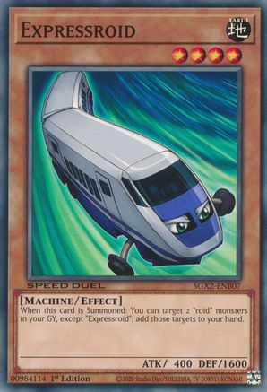 Expressroid (SGX2-ENB07) - Speed Duel GX: Midterm Paradox 1st Edition - Premium Yugioh Single from Konami - Just $0.25! Shop now at Game Crave Tournament Store