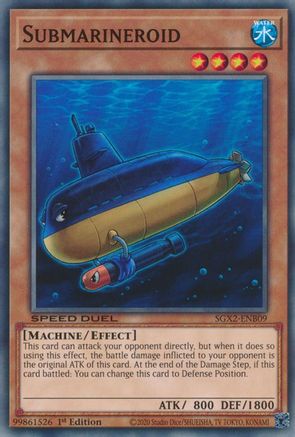 Submarineroid (SGX2-ENB09) - Speed Duel GX: Midterm Paradox 1st Edition - Premium Yugioh Single from Konami - Just $0.25! Shop now at Game Crave Tournament Store