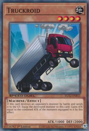 Truckroid (SGX2-ENB11) - Speed Duel GX: Midterm Paradox 1st Edition - Premium Yugioh Single from Konami - Just $0.25! Shop now at Game Crave Tournament Store