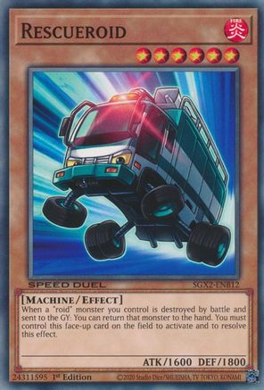 Rescueroid (SGX2-ENB12) - Speed Duel GX: Midterm Paradox 1st Edition - Premium Yugioh Single from Konami - Just $0.25! Shop now at Game Crave Tournament Store