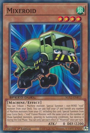 Mixeroid (SGX2-ENB13) - Speed Duel GX: Midterm Paradox 1st Edition - Premium Yugioh Single from Konami - Just $0.25! Shop now at Game Crave Tournament Store