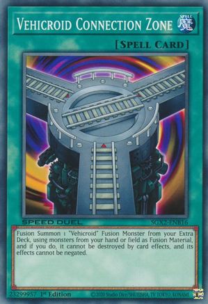 Vehicroid Connection Zone (SGX2-ENB16) - Speed Duel GX: Midterm Paradox 1st Edition - Premium Yugioh Single from Konami - Just $0.25! Shop now at Game Crave Tournament Store