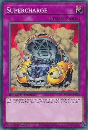 Supercharge (SGX2-ENB18) - Speed Duel GX: Midterm Paradox 1st Edition - Premium Yugioh Single from Konami - Just $0.25! Shop now at Game Crave Tournament Store