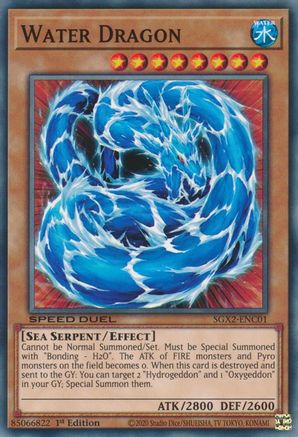 Water Dragon (SGX2-ENC01) - Speed Duel GX: Midterm Paradox 1st Edition - Premium Yugioh Single from Konami - Just $0.25! Shop now at Game Crave Tournament Store