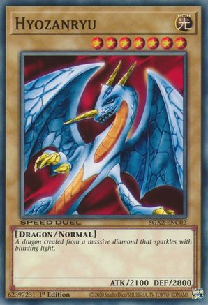 Hyozanryu (SGX2-ENC02) - Speed Duel GX: Midterm Paradox 1st Edition - Premium Yugioh Single from Konami - Just $0.25! Shop now at Game Crave Tournament Store