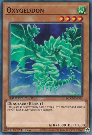 Oxygeddon (SGX2-ENC04) - Speed Duel GX: Midterm Paradox 1st Edition - Premium Yugioh Single from Konami - Just $0.25! Shop now at Game Crave Tournament Store