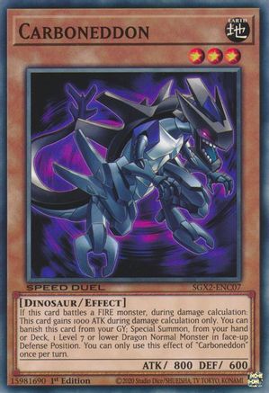 Carboneddon (SGX2-ENC07) - Speed Duel GX: Midterm Paradox 1st Edition - Premium Yugioh Single from Konami - Just $0.25! Shop now at Game Crave Tournament Store