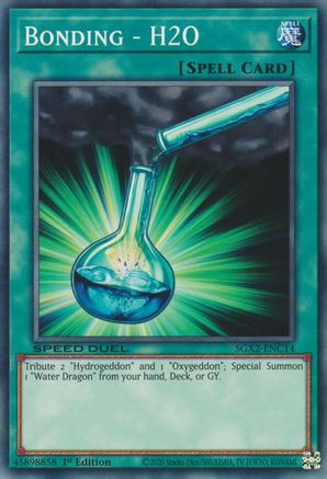 Bonding - H2O (SGX2-ENC14) - Speed Duel GX: Midterm Paradox 1st Edition - Premium Yugioh Single from Konami - Just $0.08! Shop now at Game Crave Tournament Store