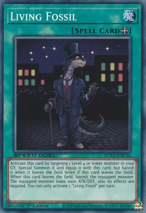 Living Fossil (SGX2-ENC16) - Speed Duel GX: Midterm Paradox 1st Edition - Premium Yugioh Single from Konami - Just $0.25! Shop now at Game Crave Tournament Store