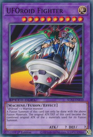 UFOroid Fighter (SGX2-ENE10) - Speed Duel GX: Midterm Paradox 1st Edition - Premium Yugioh Single from Konami - Just $0.25! Shop now at Game Crave Tournament Store