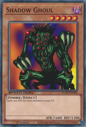 Shadow Ghoul (SGX2-END06) - Speed Duel GX: Midterm Paradox 1st Edition - Premium Yugioh Single from Konami - Just $0.25! Shop now at Game Crave Tournament Store