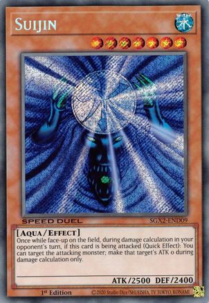 Suijin (Secret Rare) (SGX2-END09) - Speed Duel GX: Midterm Paradox 1st Edition - Premium Yugioh Single from Konami - Just $0.11! Shop now at Game Crave Tournament Store