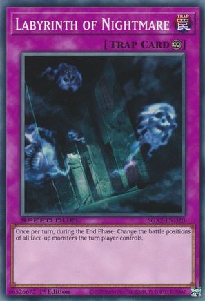 Labyrinth of Nightmare (SGX2-END20) - Speed Duel GX: Midterm Paradox 1st Edition - Premium Yugioh Single from Konami - Just $0.25! Shop now at Game Crave Tournament Store