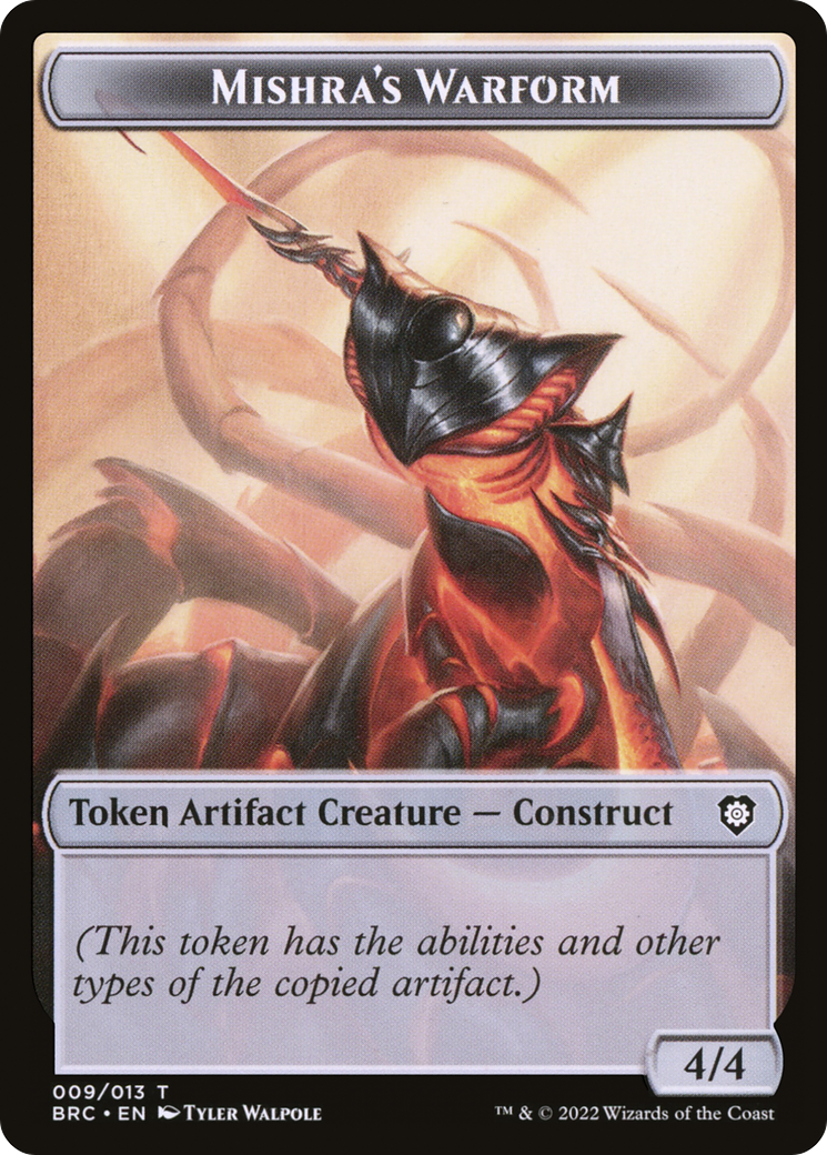 Mishra's Warform (TBRC-009) - The Brothers' War Commander Tokens - Premium MTG Single from Wizards of the Coast - Just $0! Shop now at Game Crave Tournament Store