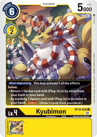 Kyubimon (BT10-036) - Xros Encounter - Premium Digimon Single from Bandai - Just $0.08! Shop now at Game Crave Tournament Store
