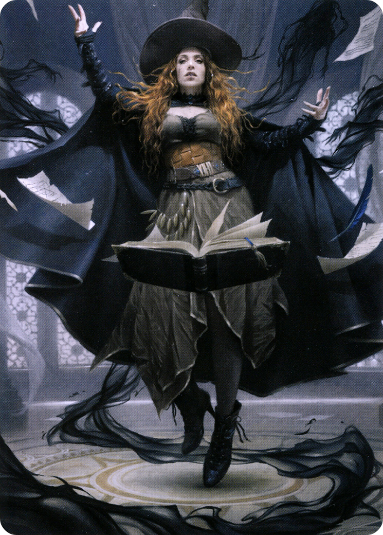 Tasha, the Witch Queen // Tasha, the Witch Queen (ACLB-041) - Battle for Baldur's Gate Art Series (Borderless) - Premium MTG Single from Wizards of the Coast - Just $0! Shop now at Game Crave Tournament Store