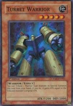 Turret Warrior (CRMS-EN001) - Crimson Crisis Unlimited - Premium Yugioh Single from Konami - Just $0.39! Shop now at Game Crave Tournament Store