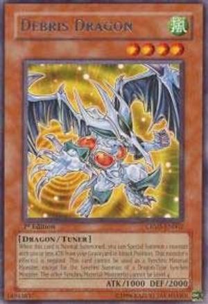 Debris Dragon (CRMS-EN002) - Crimson Crisis Unlimited - Premium Yugioh Single from Konami - Just $1.75! Shop now at Game Crave Tournament Store