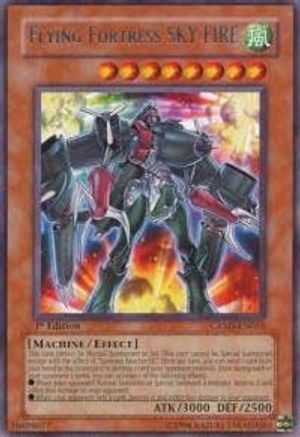 Flying Fortress SKY FIRE (CRMS-EN016) - Crimson Crisis Unlimited - Premium Yugioh Single from Konami - Just $0.31! Shop now at Game Crave Tournament Store
