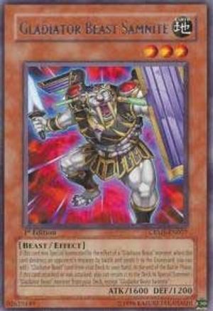 Gladiator Beast Samnite (CRMS-EN027) - Crimson Crisis Unlimited - Premium Yugioh Single from Konami - Just $3.31! Shop now at Game Crave Tournament Store