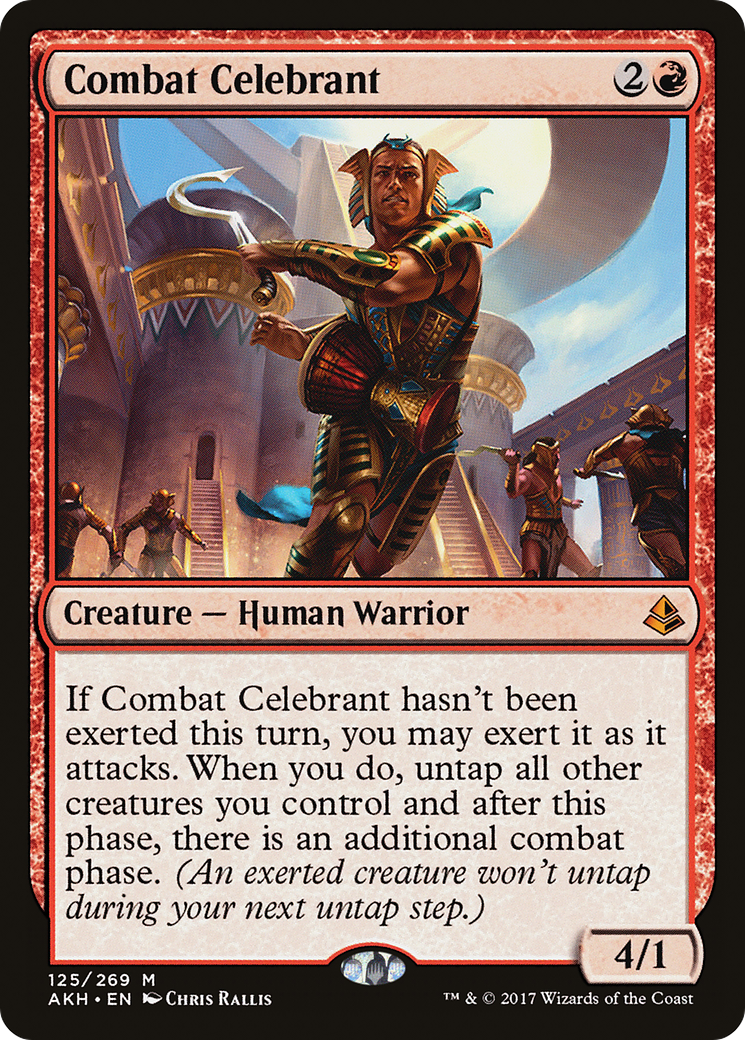 Combat Celebrant (AKH-125) - Amonkhet - Premium MTG Single from Wizards of the Coast - Just $0.42! Shop now at Game Crave Tournament Store